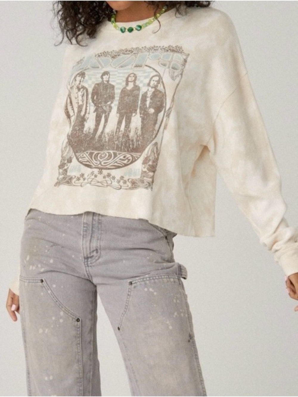 Daydreamer The Doors 1968 Cropped Thermal Women’s Small
